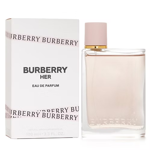 Burberry Goddess EDP fragrance bottle and packaging showcasing floral-fruity scent profile.