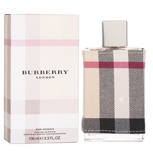 Burberry Goddess womens perfume bottle featuring elegant design and golden cap.