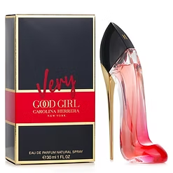 CAROLINA HERRERA - Very Good Girl Eau De Parfum Spray and box, a gourmand aromatic fragrance for women.